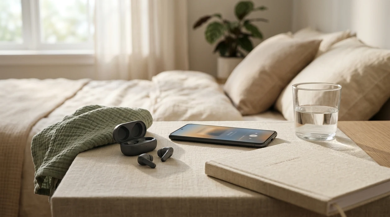 android hypnobirthing phone bedside