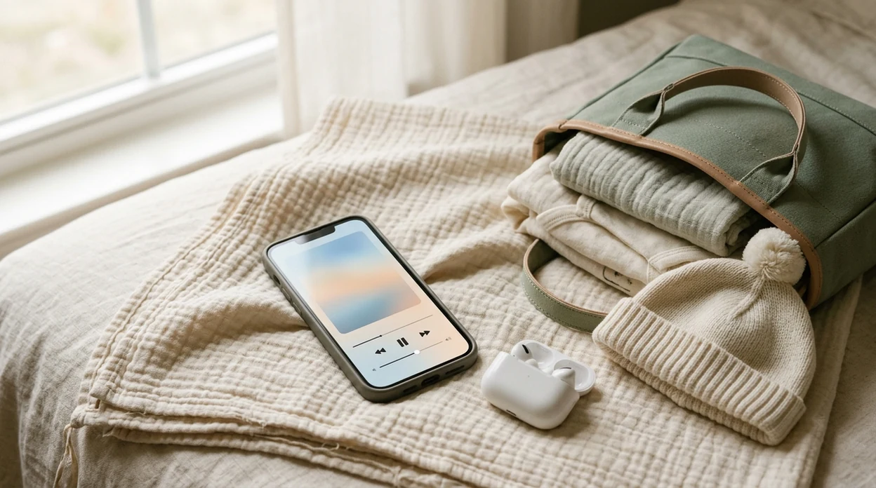 download hypnobirthing app hospital bag