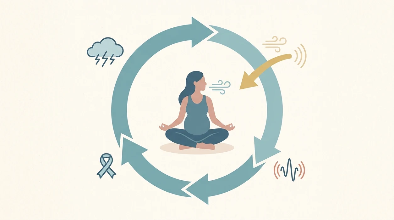 fear tension pain cycle diagram how hypnobirthing app tools wo