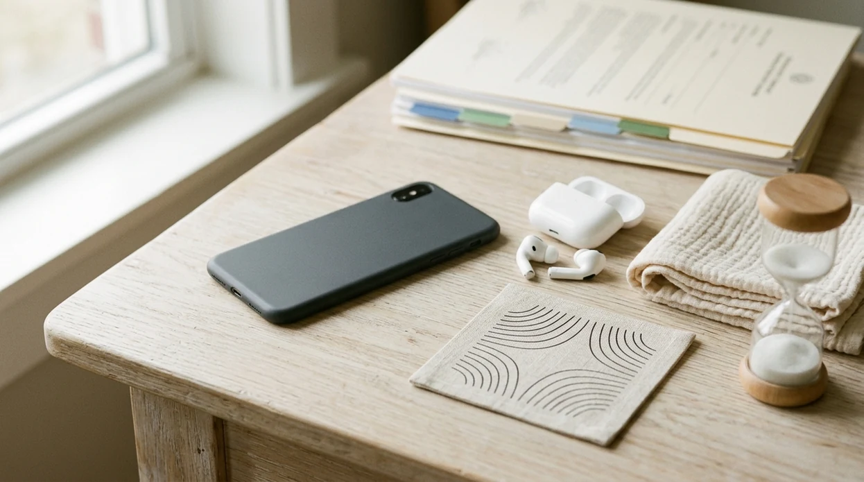 hypnobirthing app regulation still life