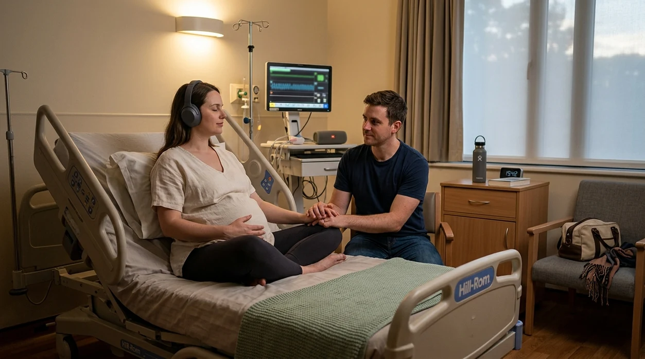 hypnobirthing hospital birth room