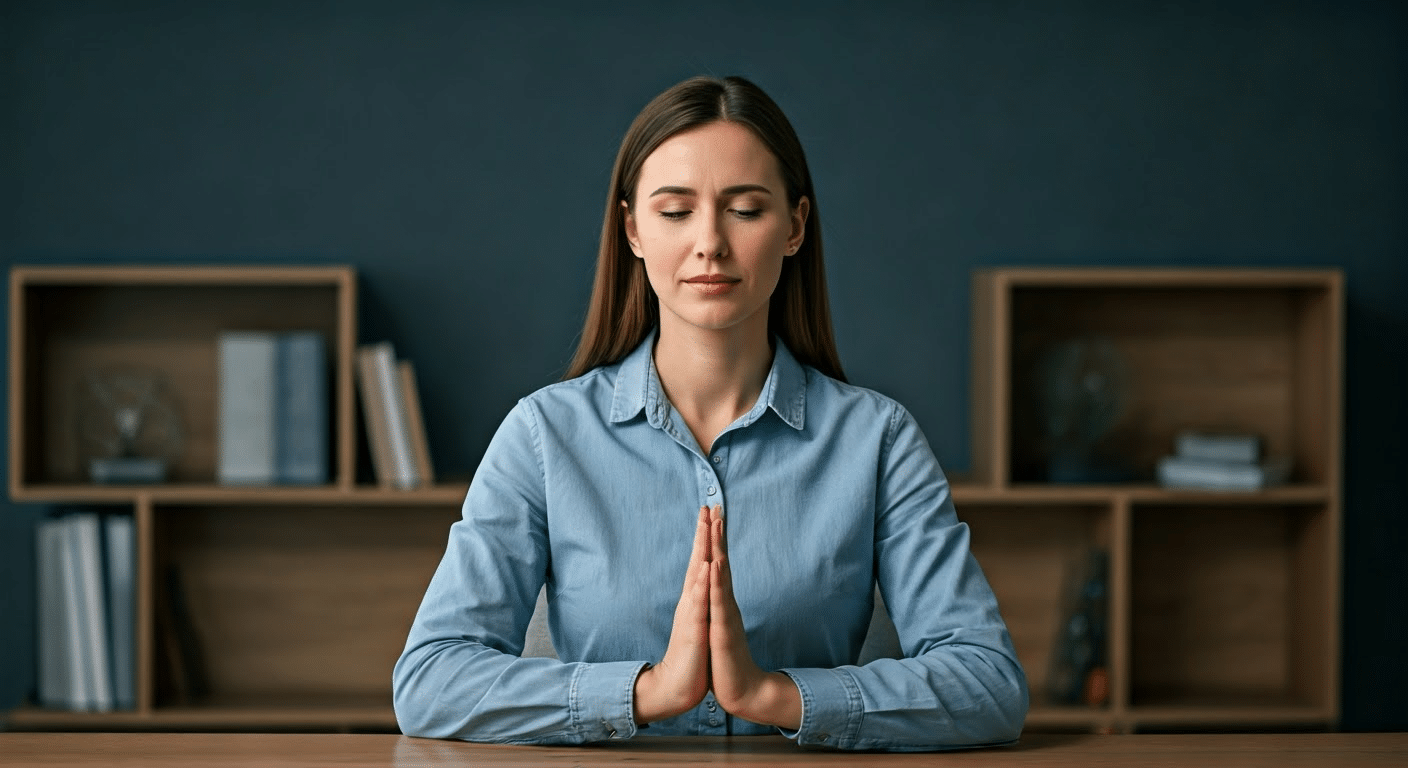 Birthing partner assisting pregnant woman with breathing exercises for labor meditation