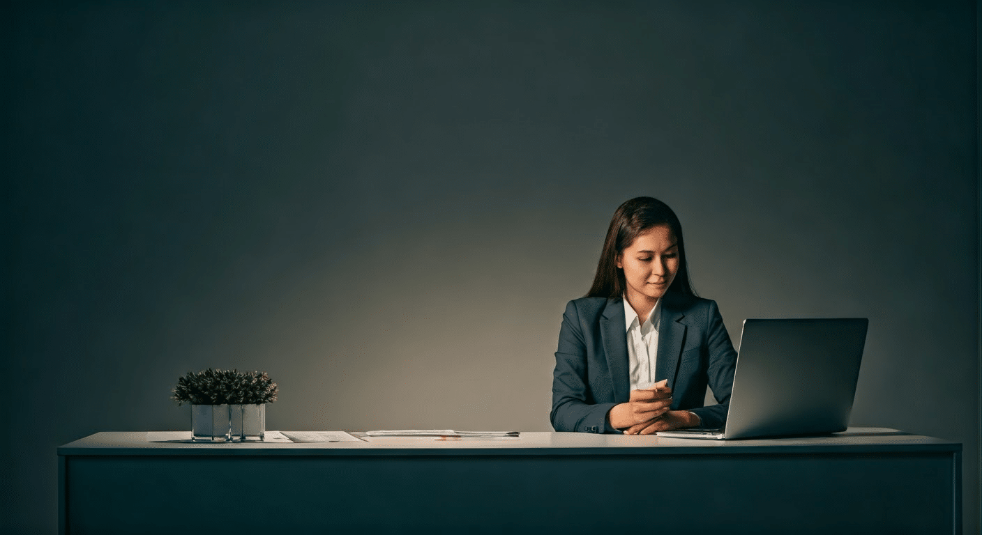 Woman discussing when to announce pregnancy with her doctor in a clinic